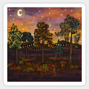 Autumn Sunset Sticker